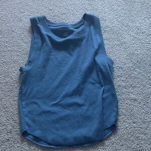 American Eagle Outfitters Sky Blue Tank Top